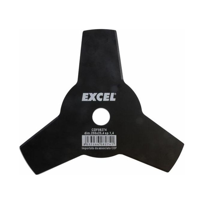 Excel Disco Acciaio 3 Denti Mm 255