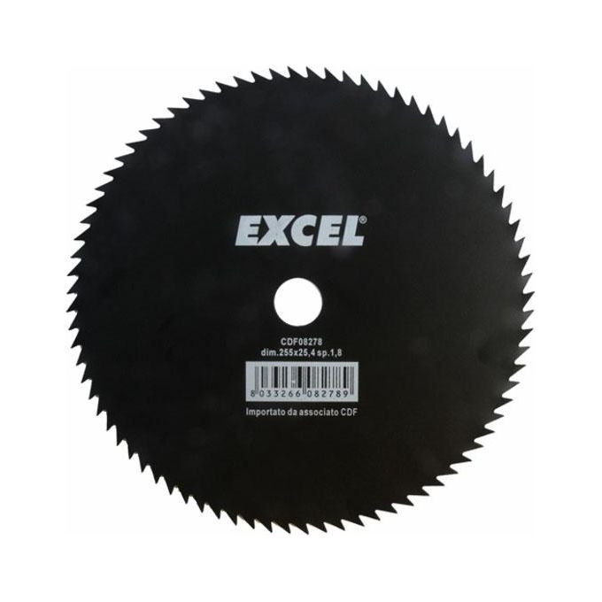 Excel Disco Acciaio 80 Denti Mm 255