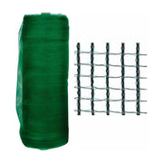Trex 08051 Rete Antigrandine Polietilene Anti UV Trama Doppia 600 cm 10 m colore Verde