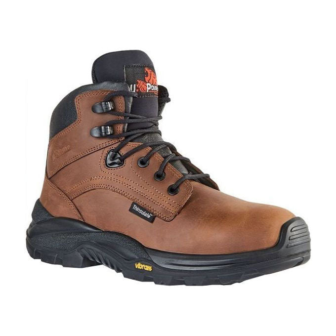 U-Power RR10564 Iron RS RockandRoll Scarpa Antinfortunistica Alta S3 HRO HI CI SRC Metal Free Taglia 40 colore Marrone
