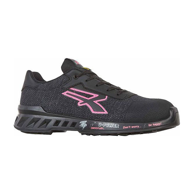 U-Power RV20086 Red Leve Scarpe Antinfortunistiche Basse Donna S1P SRC ESD Puntale Alluminio Taglia 36 colore Nero