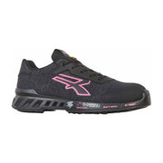 U-Power RV20086 Michelle Scarpe Antinfortunistiche Basse S1P SRC ESD Puntale Alluminio Antiperforazione taglia 41 colore Nero Rosa