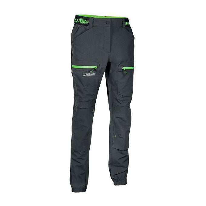 U-Power WFU267RL Horizon Pantalone da Lavoro Stretch Vestibilita' Jogging 92% Nylon 8% Spandex EN 13688 Taglia XL colore Nero Verde