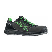 U-Power RK20016-39 Taylor Scarpa Antinfortunistica Bassa S1PS FO SR ESD Puntale Composito Taglia 39 colore Nero Verde