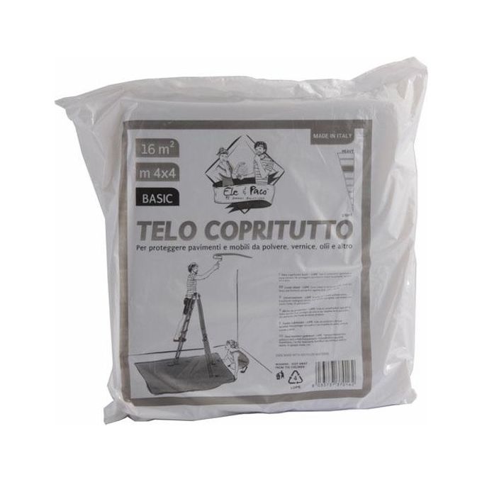 Elepacking Telo Copritutto Polietilene M 4X4 G 400 My 27