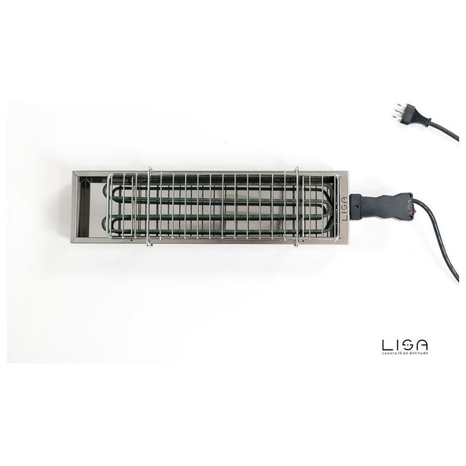 Lisa Barbecue elettrico eBBQ 1800W in acciaio inossidabile ideale per grigliate all'aperto grazie alla potenza e al design resistente