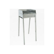 Lisa Barbecue Stromboli in Acciaio Inox per Grigliate Facili e Veloci con Montaggio Rapido 38P x 60,5l x 79,5H cm