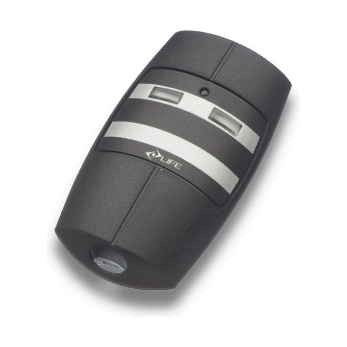 Sice Tech 70959 Life Fido 2 Telecomando Apricancello 2 Tasti 433.92 MHz Rolling Code 64 bit colore Nero