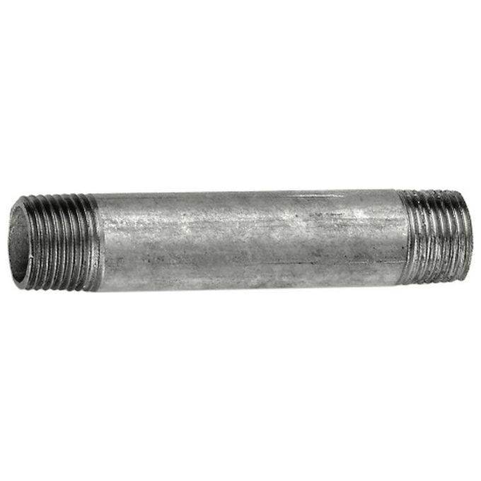 Brixo ZN.DOP.FIL532 Barilotto Zincato Doppia Filettatura Maschio 1-2'' 3300 mm 10 Pezzi colore Zincato