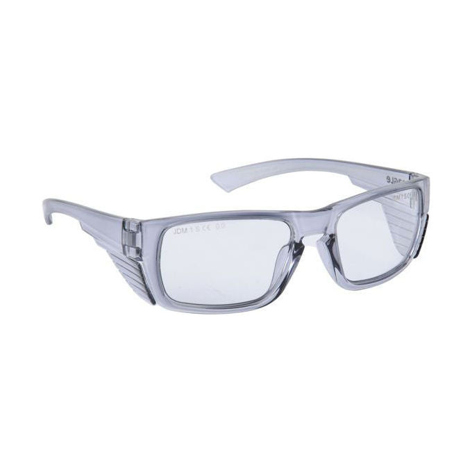 Eagle A186130120T25IC Tracer Occhiali di Sicurezza Graduati +2.5 Policarbonato Antiappannamento EN 166 colore Grigio Trasparente
