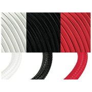 Brixo 25360 Cavo Tondo Tessuto H03VV-F 2x0,75 mm² 10 m per Lampade e Lampadari colore Nero