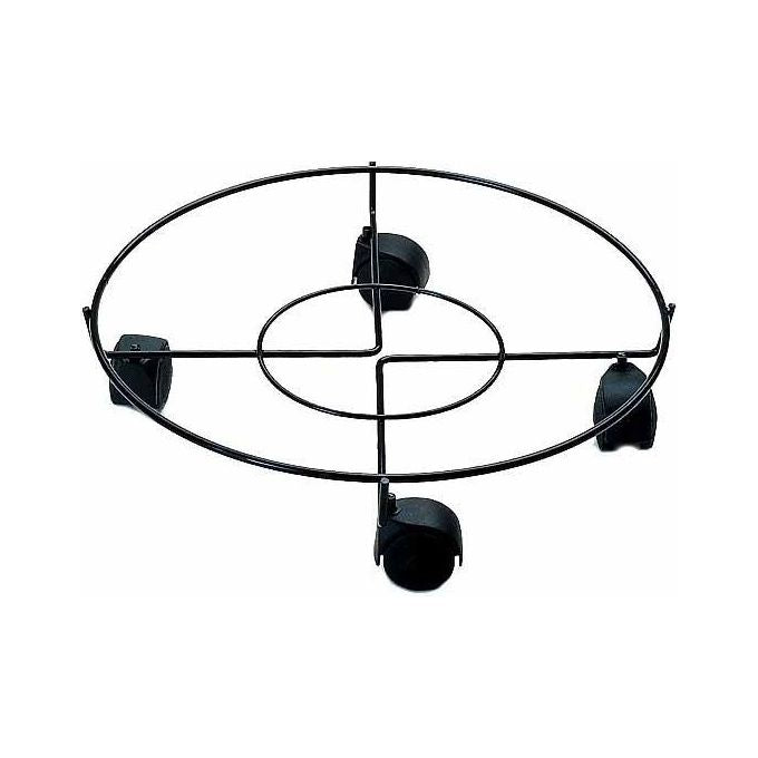 Mille Portavaso Ruote Tondo Nero 40