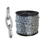 AREF 8052747300181 Catena Genovese in Acciaio Zincato Diametro 10 mm Lunghezza 10 m Non Adatta al Sollevamento colore Acciaio