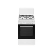 Ducati SD554WG Cucina a Gas Libera Installazione 4 Fuochi Forno a Gas 49 L (86x50x52 cm) colore Bianco