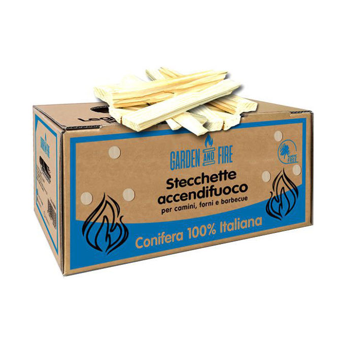 Garden Fire Legno Stecchette Accendifuoco 2.5Kg
