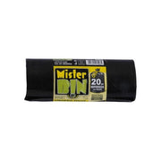 Mister Bin Sacco Immondizia Legacci Nero 50X 60 Pezzi 20