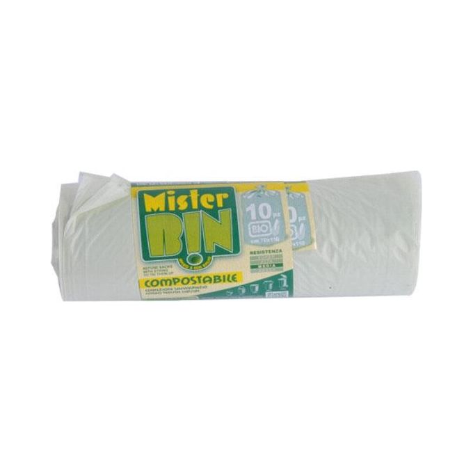 Mister Bin Sacco Immondizia Bio 70X110 Pezzi 10