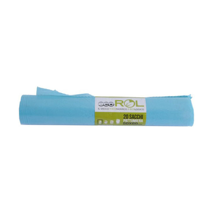 Mister Bin Sacco Immondizia Bagno Azzurro 50x60cm 11gr 20 Pezzi