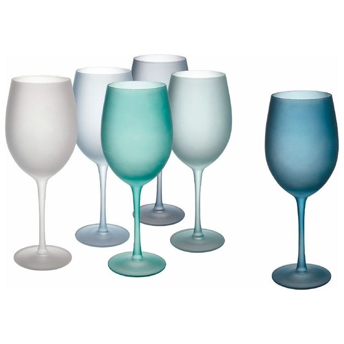 VDE Tivoli 1996 Happy Hour Set 6 Calici Frosted 550 Ml
