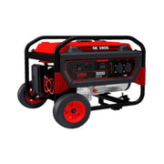 MOSA 5311021 GE3900 Generatore a Benzina 3,0 kW 3,0 kVA Motore 4 Tempi 223 cc Avviamento Manuale con Ruote colore Rosso