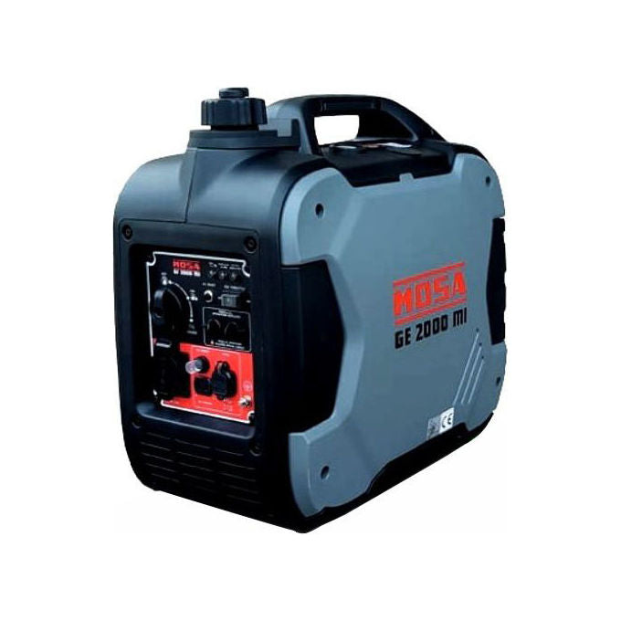 MOSA 5310014 GE 2000 MI Generatore inverter benzina 1 8 kW 2 porte USB uscita parallelo colore Nero