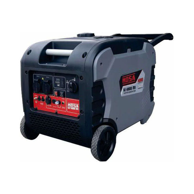 MOSA GE4500MI Generatore Inverter 3,8 KVA Monofase 230V Avviamento Elettrico e Manuale (60.5x43.2x50 cm) colore Nero