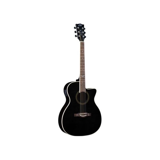 EKO 06217322 NXT Chitarra Acustica Dreadnought Cutaway Top in Abete Fasce e Fondo in Mogano Tastiera in South American Roupana' Elettronica Eko G03 colore Nero