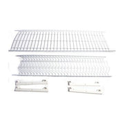 Scolapiatti Acciaio Plasticato Cm 76X23