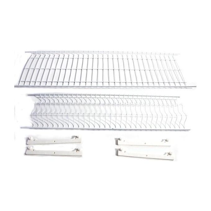 Scolapiatti Acciaio Plasticato Cm 76X23
