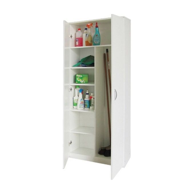 CTF 751110 Ercole Armadio Portascope 2 Ante 5 Ripiani 72x36x186 cm colore Bianco