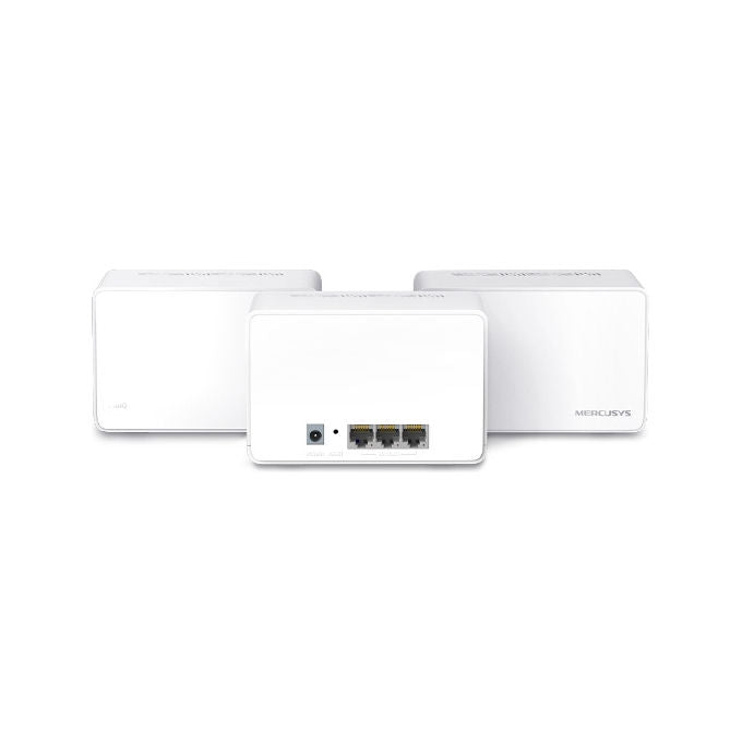 Mercusys HALO H80X(3-PACK) Sistema Mesh Wi-Fi 6 Dual-band 3000 Mbit-s 3 unita' incluse colore Bianco