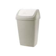 Tontarelli 8101384ACE Aurora Pattumiera con Coperchio Basculante 25 L colore Tortora