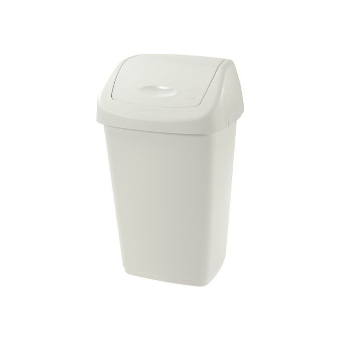 Tontarelli 8101386112 Aurora Pattumiera Coperchio Basculante 9 L colore Bianco