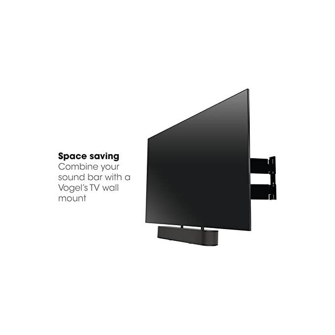 Vogel's 8153550 SOUND Supporto per Soundbar Universale fino a 6,5 Kg Altezza Regolabile e Girevole colore Nero