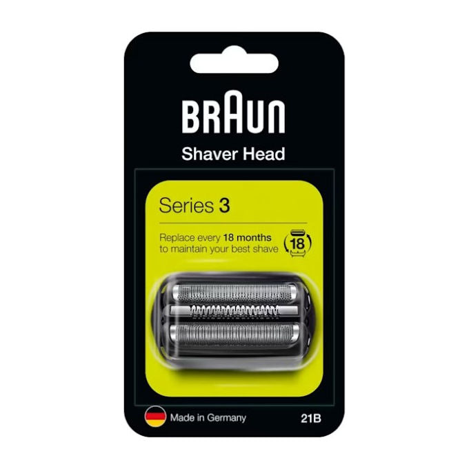 Braun Testina di Ricambio 21B per Rasoio Elettrico Series 3