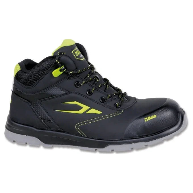 Beta 7321NA Scarpe Antinfortunistiche Alte in Microfibra Idrorepellente con Rapido Sfilamento S3L FO SR RS Taglia 42 colore Nero
