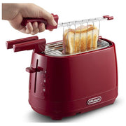 DeLonghi CTLAP2203R Tostapane a 2 Scomparti Potenza 550 W Rosso