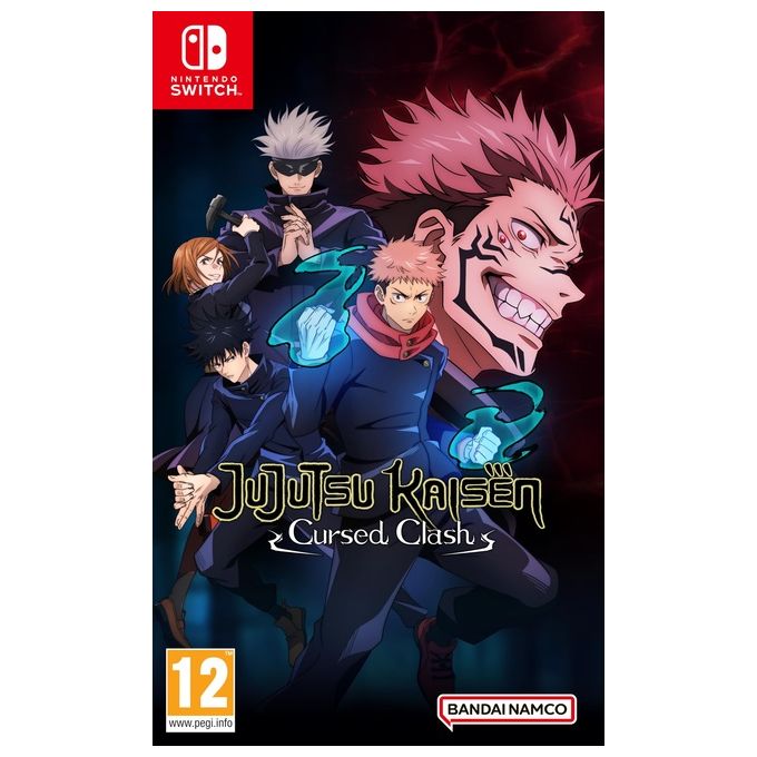 BANDAI NAMCO INS116443 Jujutsu Kaisen Cursed Clash Videogioco Nintendo Switch Picchiaduro 2v2 3D PEGI 12 Multiplayer Online