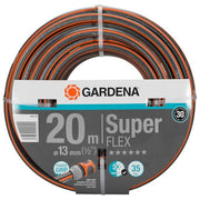 Gardena 18093-20 Tubo da giardino Premium SuperFLEX 20 m 13 mm resistente ai raggi UV e senza ftalati colore Grigio Arancione