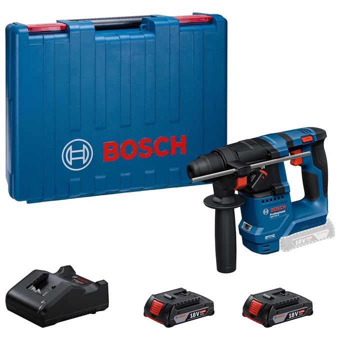 Bosch Professional GBH 18V-18 Tassellatore a batteria SDS plus Brushless 0611927001 antivibrazione 1.5 J colore Blu