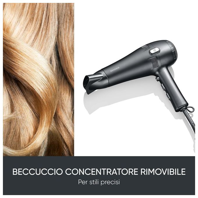 Severin, Ferro da Stiro a Secco e a Vapore BA3243, 2400W, Rosso Bianco