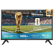Hisense 32E41QT E4 Series Smart TV 32'' HD DLED VIDAA HDR10 Dolby Audio DTS Virtual:X Wi-Fi colore Nero