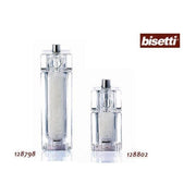 Bisetti 826S Como Macinasale Quadrato Acrilico Trasparente Meccanismo Ceramica Regolabile 14,5 cm