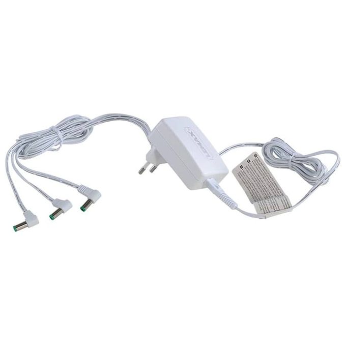 LEMAX 94564 Adattatore di Alimentazione 4.5 V con 3 Uscite per Accessori Natalizi colore Bianco