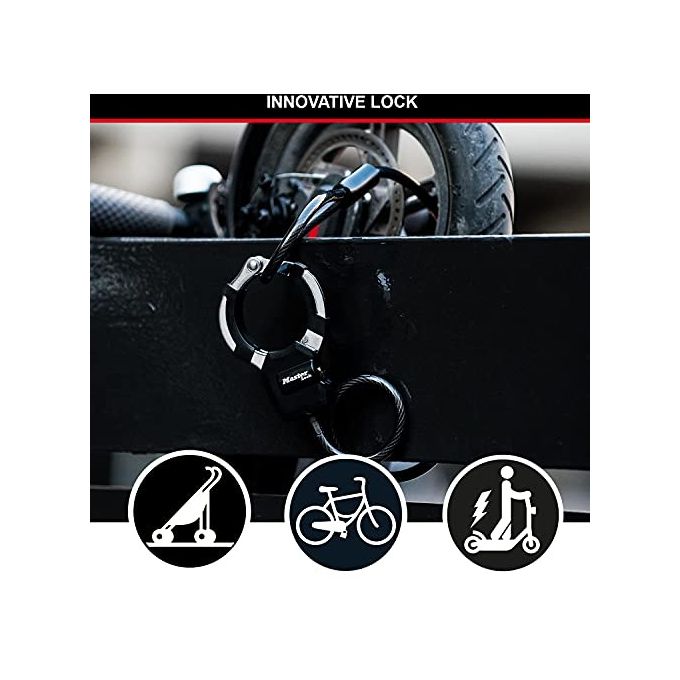 Master Lock 8275EURDPROBLK Lucchetto a Manette Street Cuff
