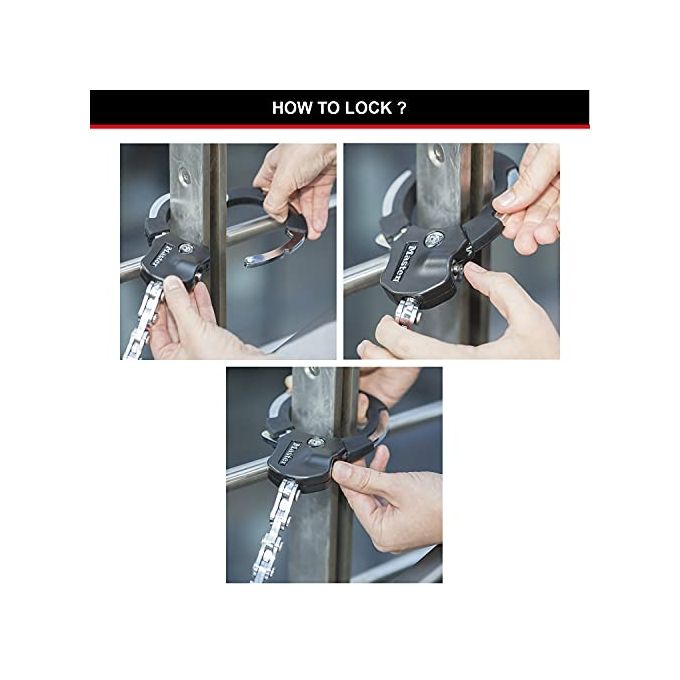 Master Lock 8275EURDPROBLK Lucchetto a Manette Street Cuff