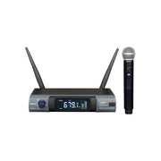 Karma SET 8300 Radiomicrofono Palmare UHF 48 Canali Portata 50mt Uscite XLR e Jack 6 3mm Alimentazione USB colore Nero