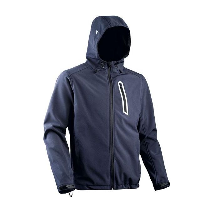 Diadora Giacca Softshell Blu Polvere M Sail