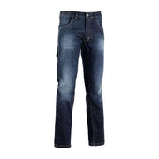 Diadora Pantalone Jeans Stretch Blu Xxl Stone