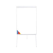 ITERNET 8305A Lavagna Magnetica con Cavalletto 70x100 cm Superficie Scrivibile e Cancellabile Portapenne e Ganci Portablocco colore Bianco